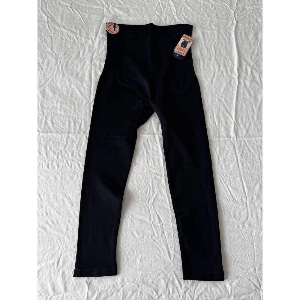 New Shapermint Essentials Size XL High Waisted Black Shaping Leggings 24" Inseam